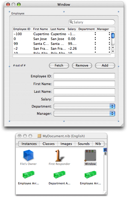 Default automatic user interface