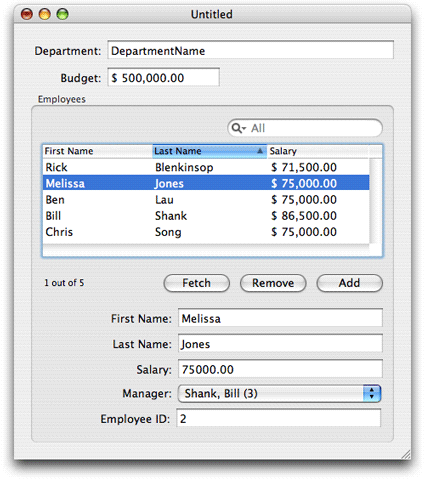Final User Interface