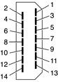 Video display connector