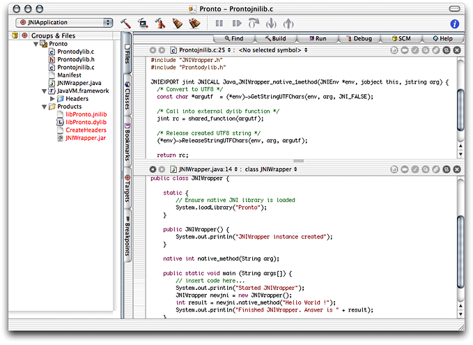 A JNI-based application project