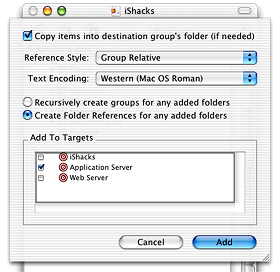 Adding a .wo to a project