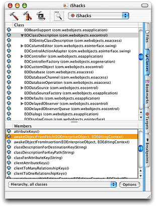 Class browser