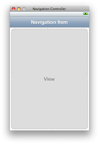 Navigation controller editor window