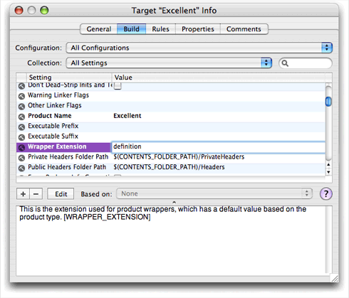 Changing the bundle extension