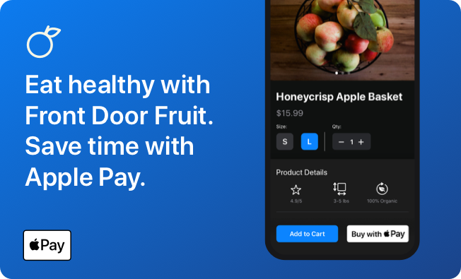  An example ad promoting Apple Pay