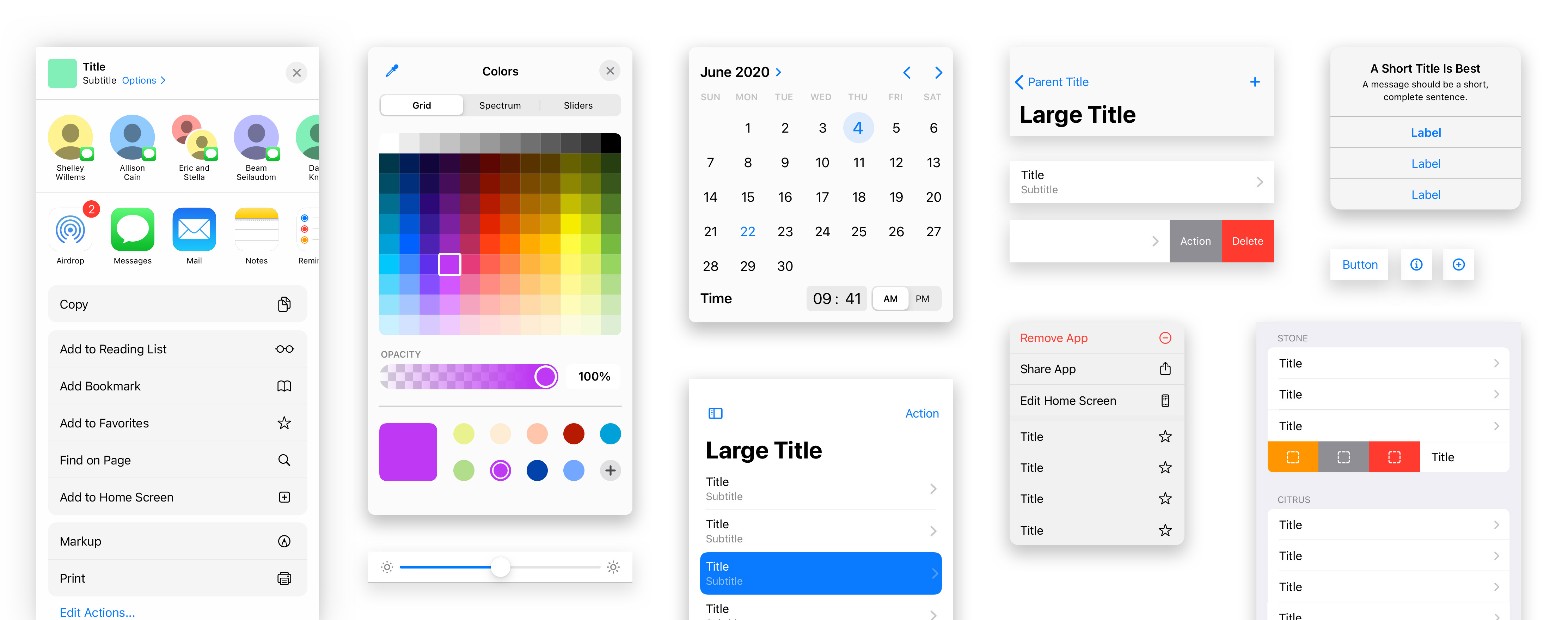 Apple ui. Интерфейс айфона. Apple Design Guidelines.