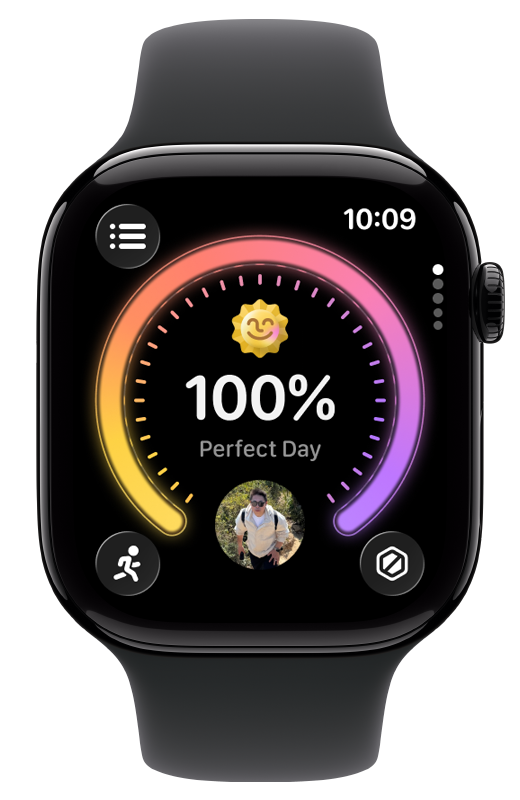 Liquid Glass가 적용된 Apple Watch의 GrowPal 앱