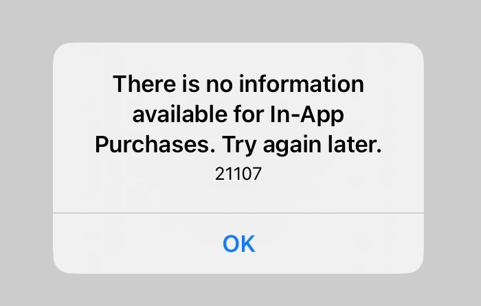 There is no information for In-Ap… | Apple Developer Forums