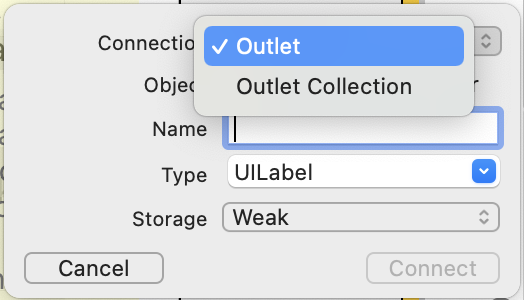 Xcode 14 How can I insert IbCollec… | Apple Developer Forums