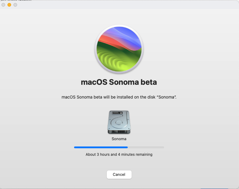 macos sonoma download time