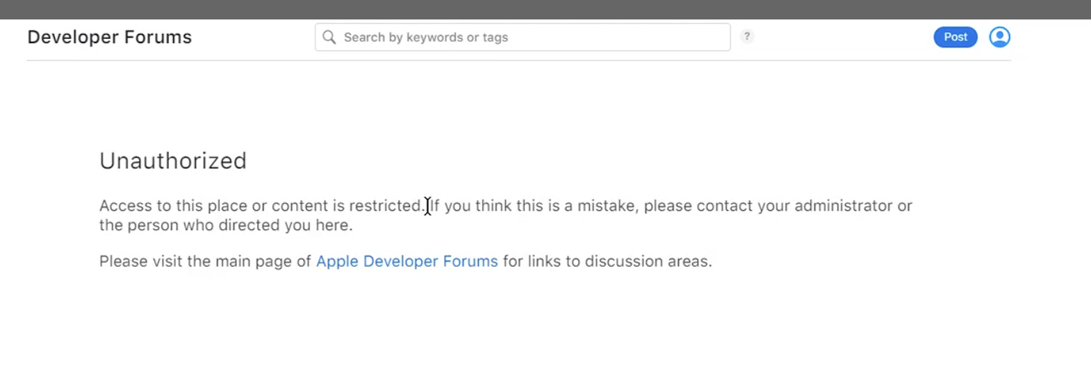 Not able to login In developer forum - Forum Help - Developer Forum