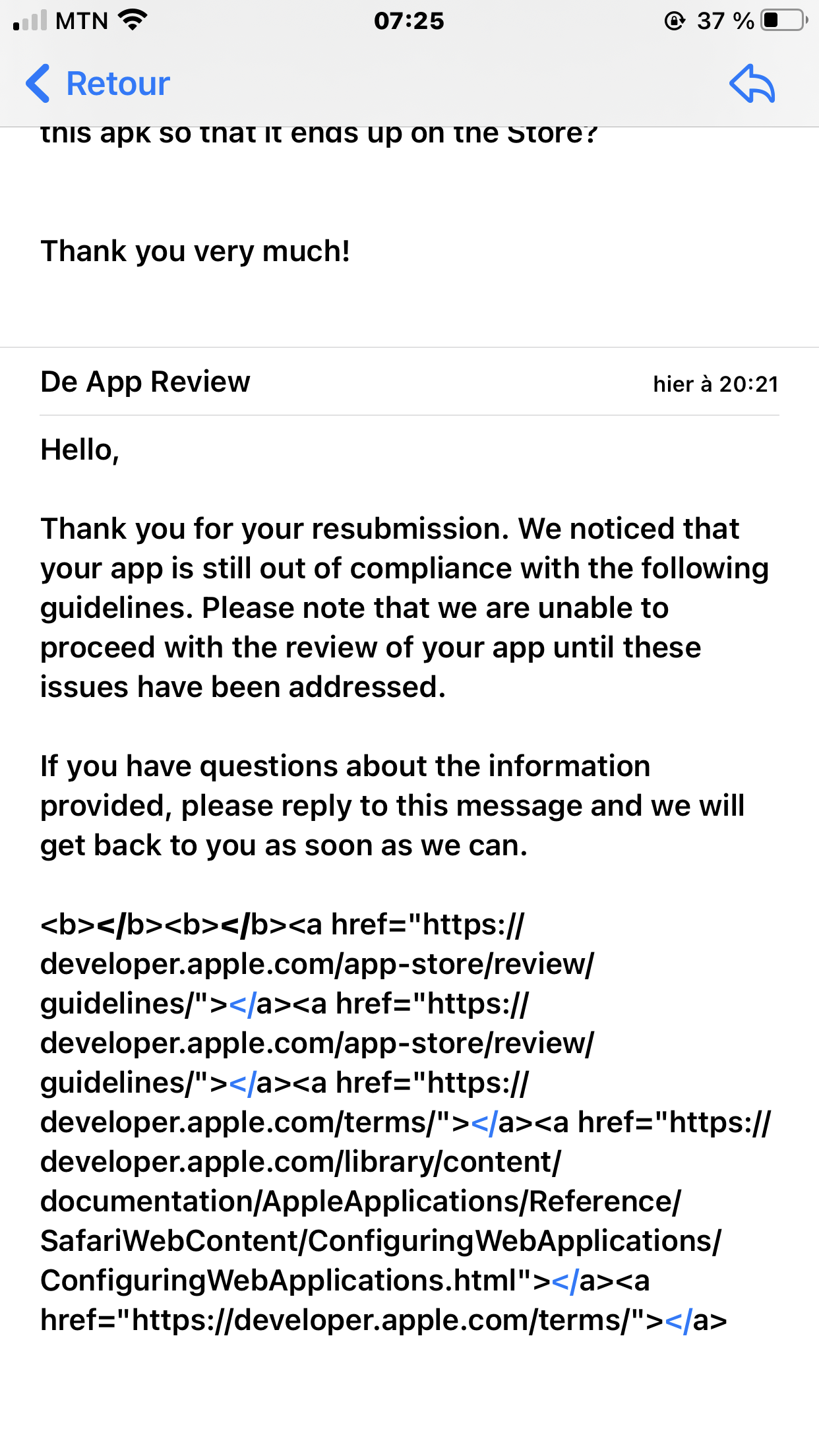 expeditie Mysterie pk Apple considers my app as Spam. Wh… | Apple Developer Forums