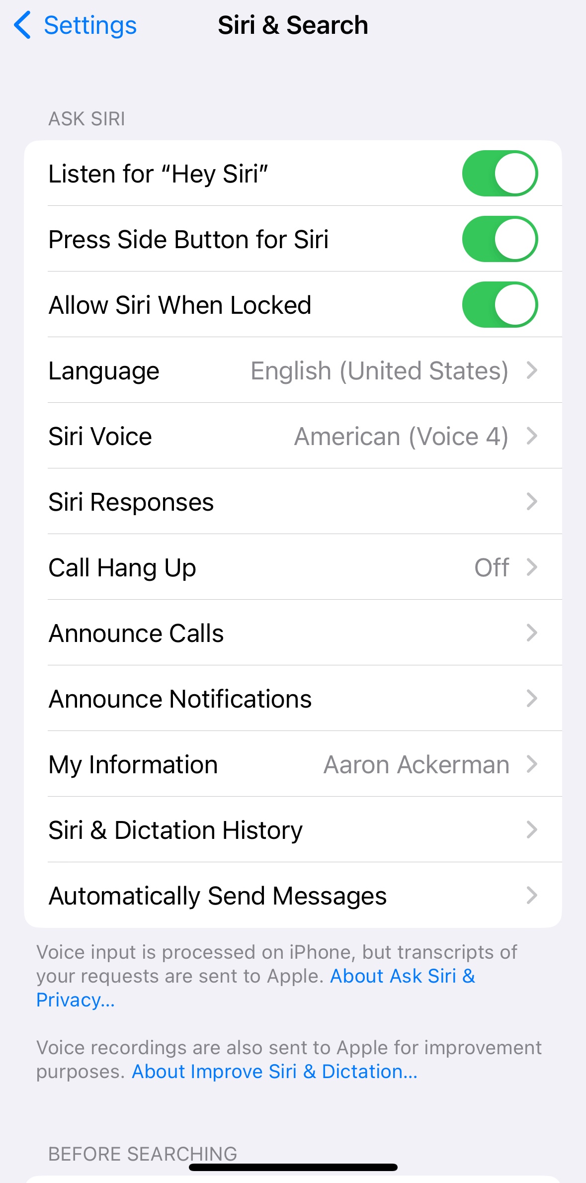 Disable siri on hot sale apple watch