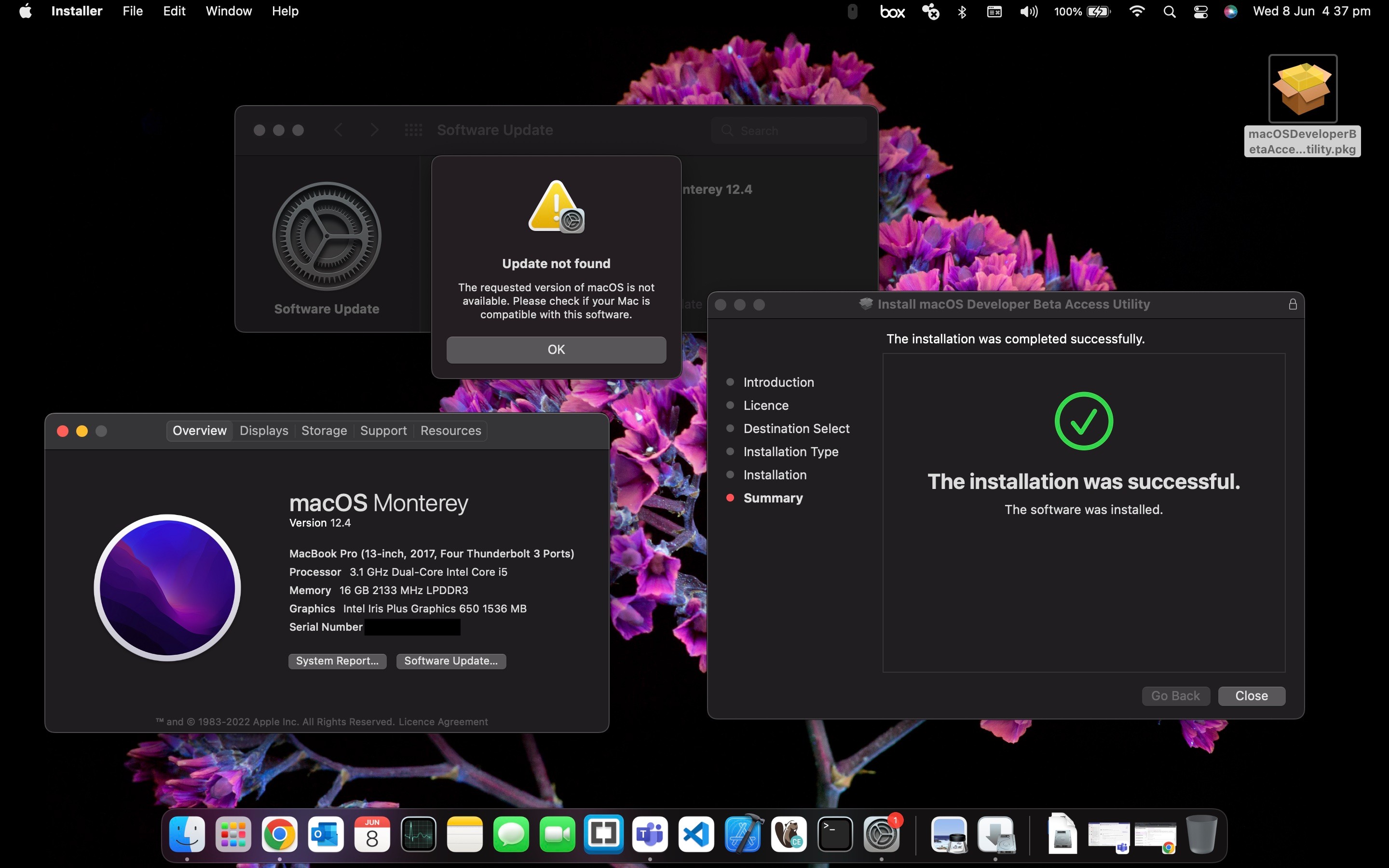 Unable to install MacOS Ventura | Apple Developer Forums
