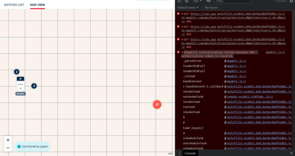 MapKit JS authorization token inva… | Apple Developer Forums