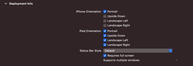 Screen orientation not working cor… | Apple Developer Forums