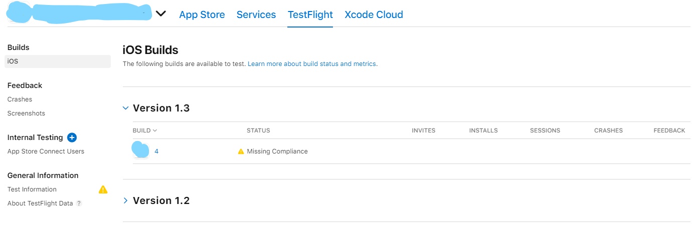 Build shows missing compliance but… | Apple Developer Forums