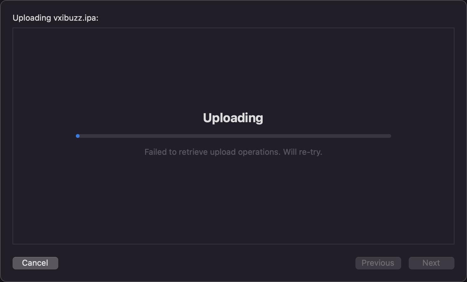 I get an error when distribute my … | Apple Developer Forums