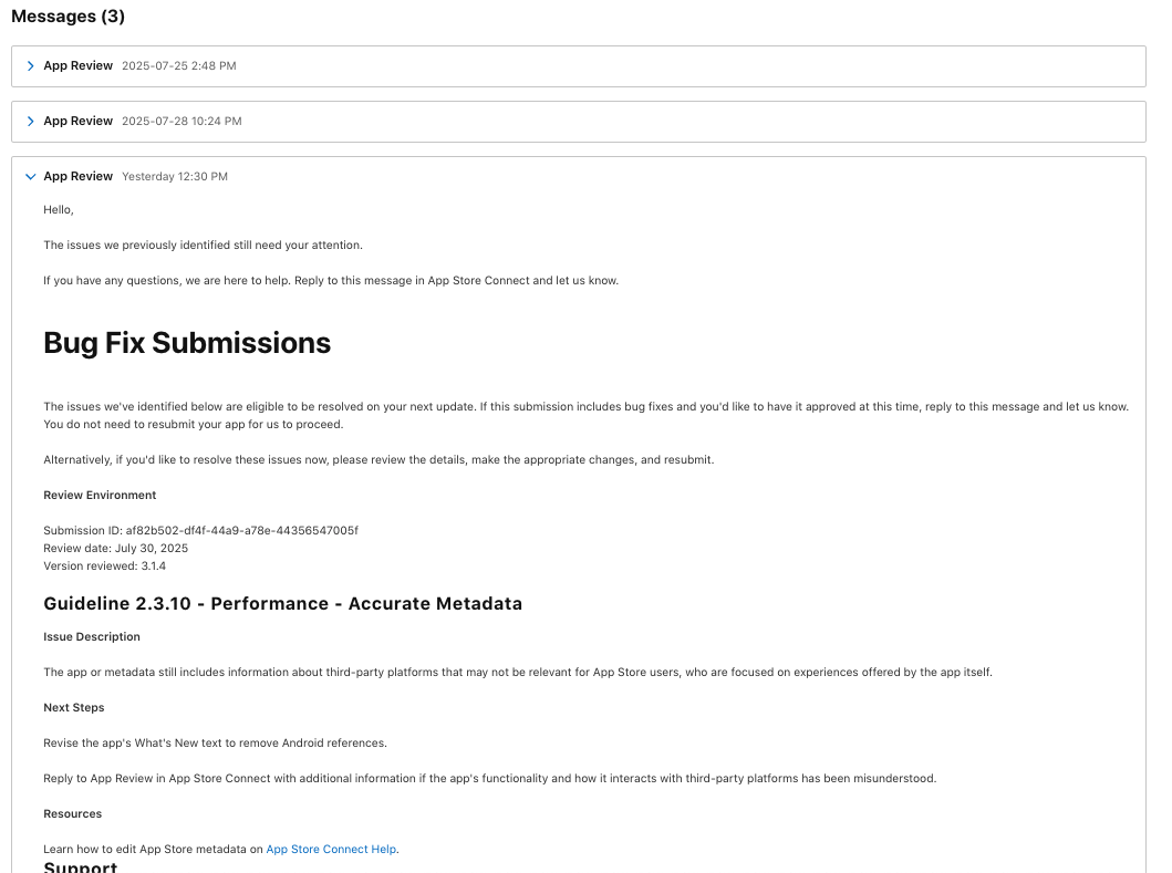 App Rejected During App Review : G… | Apple Developer Forums