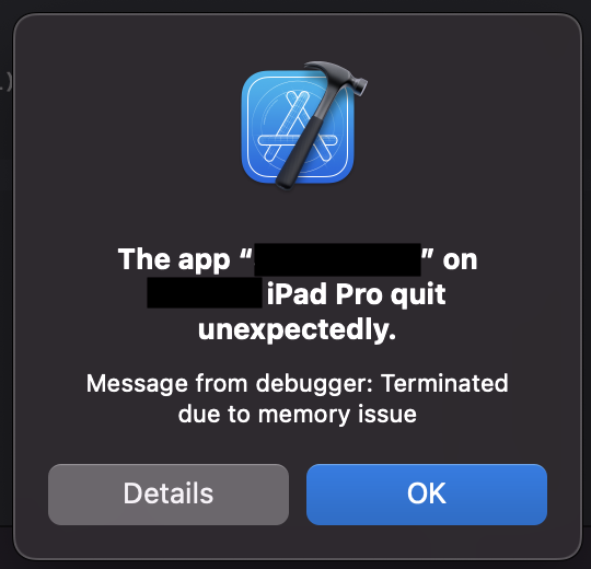 App Crashing With Message: "Termin… | Apple Developer Forums