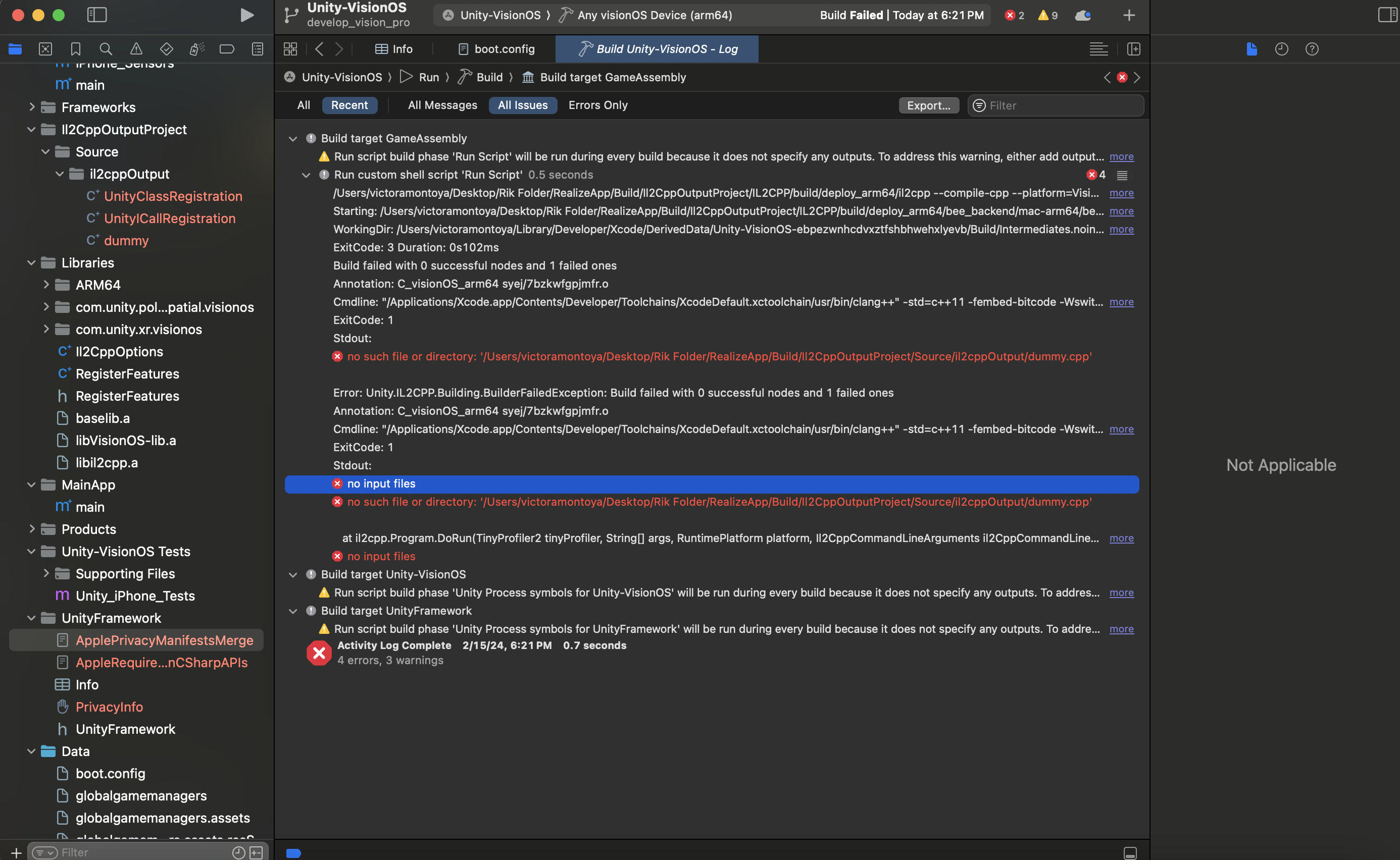 I am getting this error when build apple developer forums