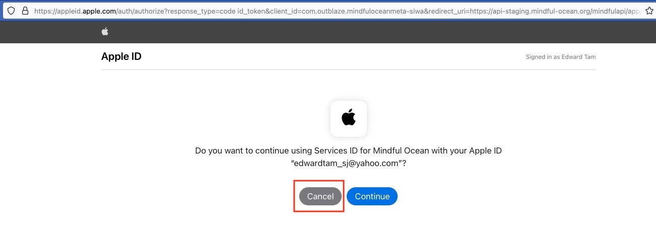 where can i configure the cancel b… | Apple Developer Forums
