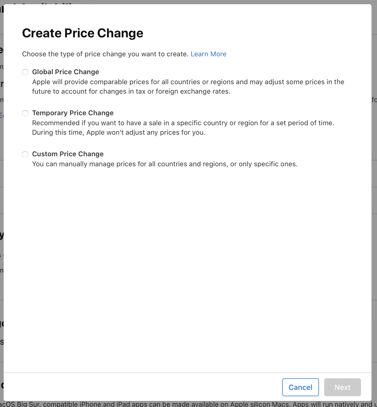 https://developer.apple.com/help/app-store-connect/manage-app-pricing/schedule-price-changes/images/schedule-price-change_2x.png