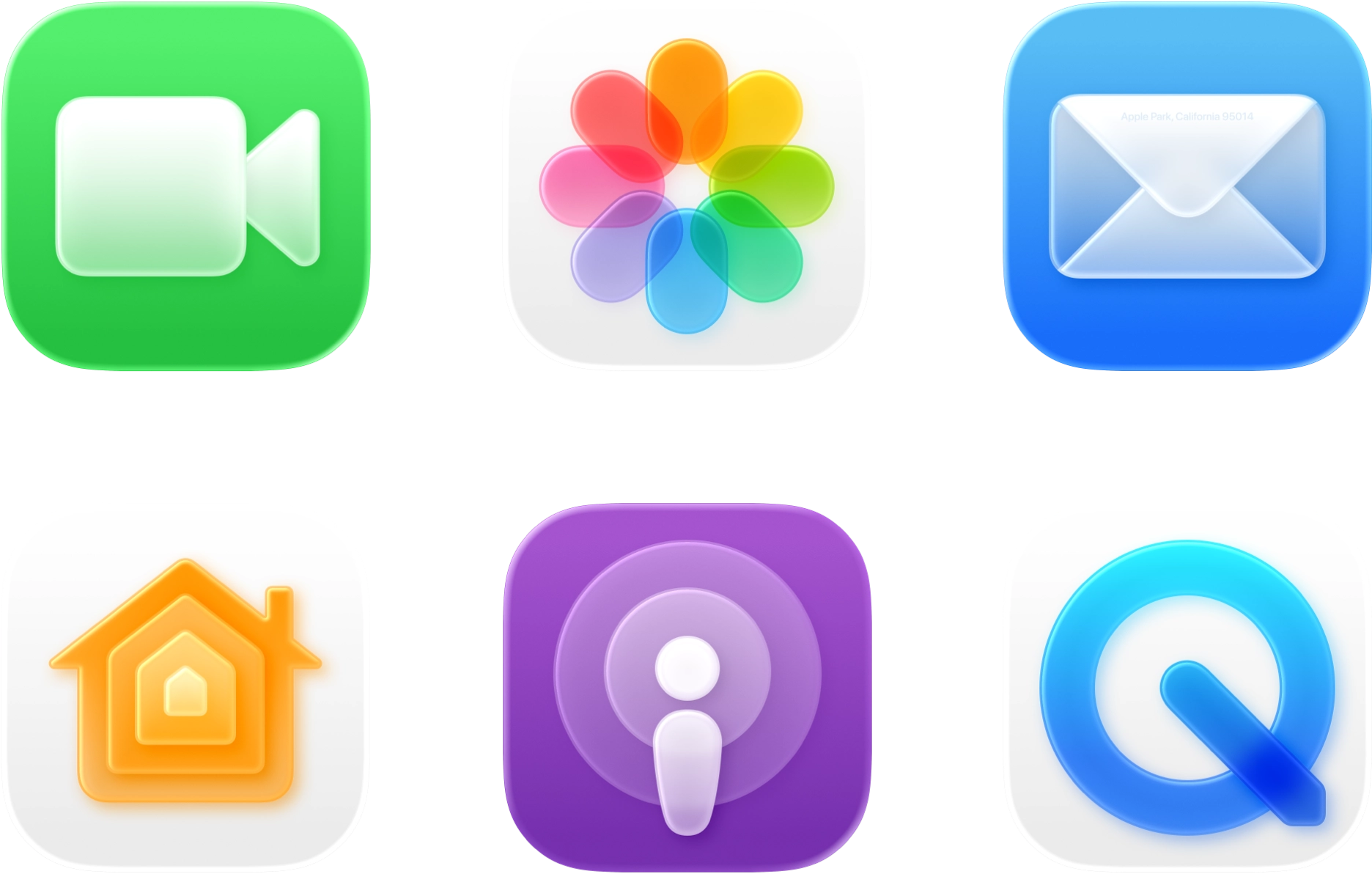 这些都是 Icon Composer 的杰作