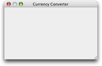 The modified Currency Converter window