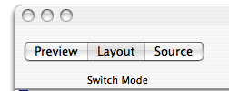 The Switch Mode buttons