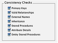 Consistency-checking options