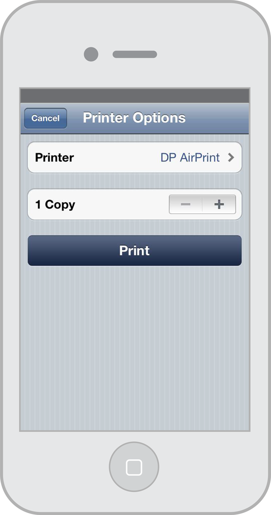 iphone print scale settings