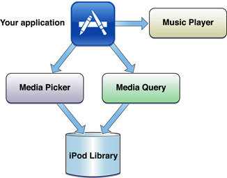 Using iPod library access