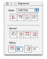 The Alignment panel