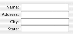 An NSForm form