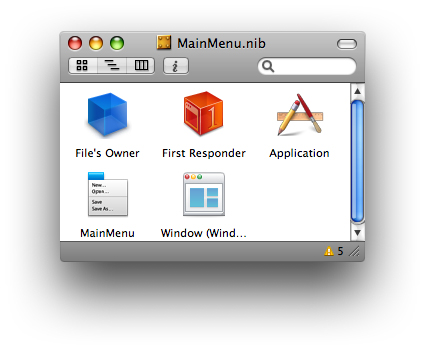 nib file window