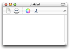 A toolbar indicating items in the overflow menu