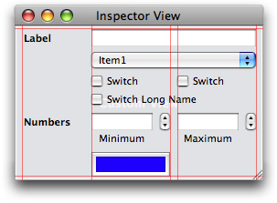 Default inspector view template