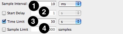 Sampler Data Source - Settings