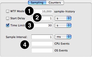 CHUD Data Source - Simple Sampling Settings