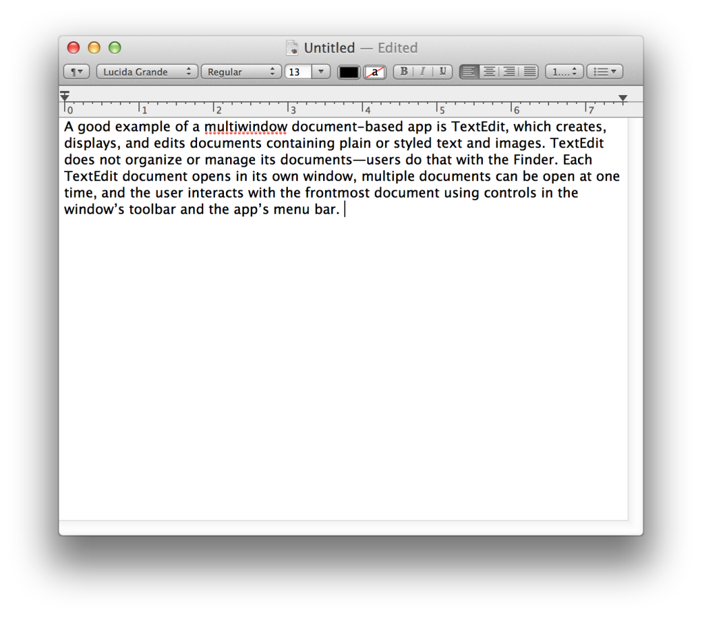 text edit on mac