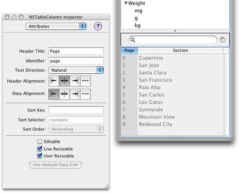 Assigning column identifiers in Interface Builder