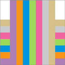 Rectangles painted using normal blend mode