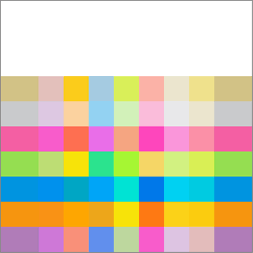 Rectangles painted using overlay blend mode