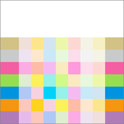 Rectangles painted using screen blend mode