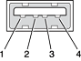 USB Type A connector