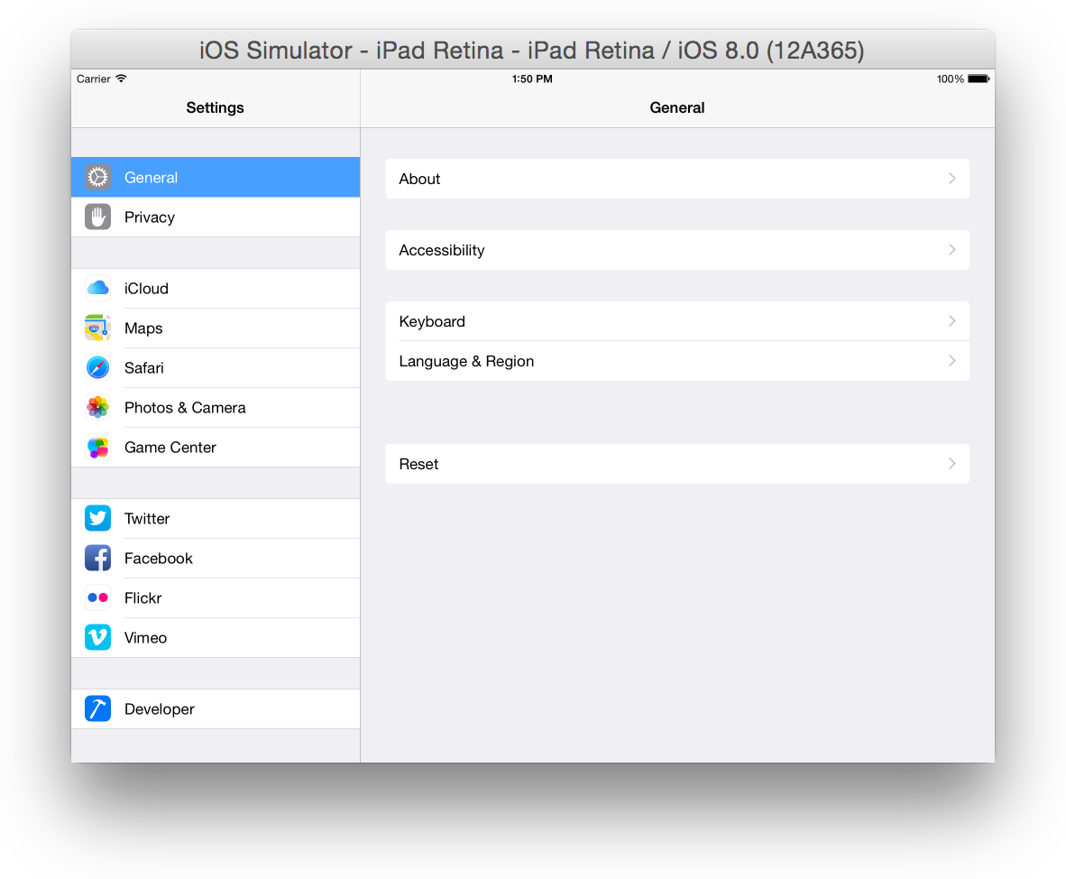 xcode ide for mac ios emulator