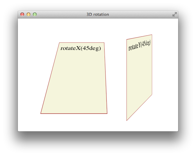 Using 2D and 3D Transforms