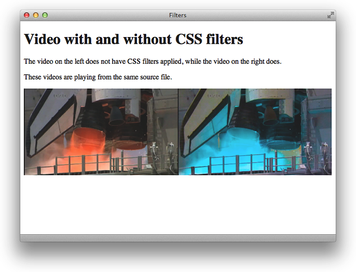 css filter safari