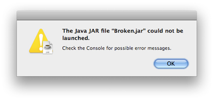 Jar Launcher error